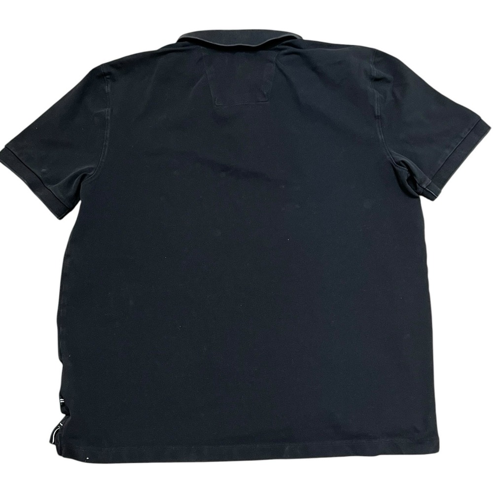 Nautica Men's Shirt XL Black Polo Short Sleeve Collared Solid Logo Casual - Picture 2 of 4